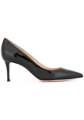 Gianvito Rossi Gianvito 70mm patent leather pumps - Black