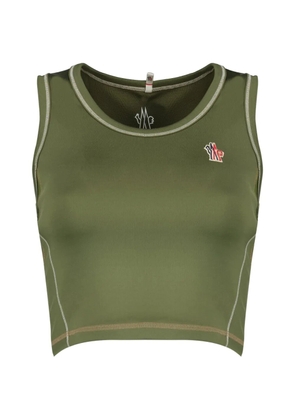 Moncler Grenoble Polartec® cropped tank top - Green