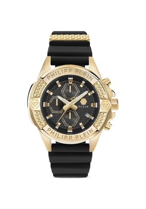 Philipp Plein $kull Chrono 44mm watch - Black