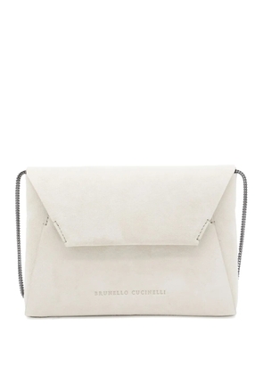 Brunello Cucinelli BC Duo clutch bag - White