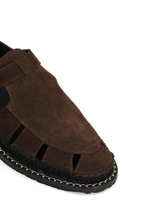 Castañer Fito buckle-fastening cutout espadrilles - Brown