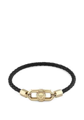 Philipp Plein Plein Edge braided bracelet - Gold
