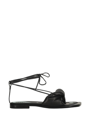 Ellery lace-up knotted sandals - Black