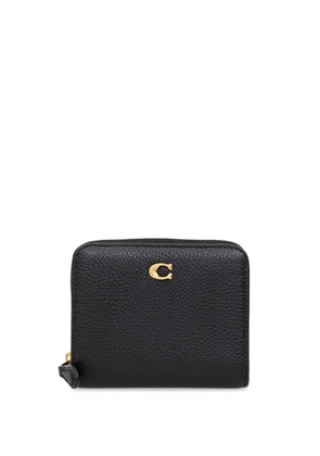 Coach Billfold pebbled-leather wallet - Black