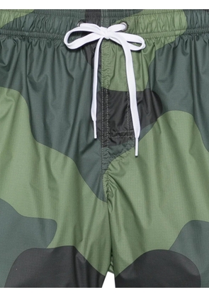Sundek camouflage-pattern swim shorts - Green