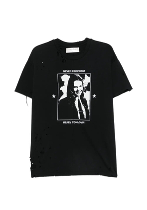 Matières Fécales graphic-print T-shirt - Black