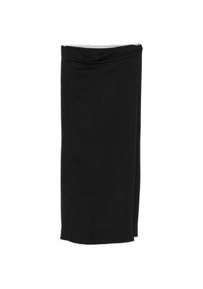 CALVIN KLEIN COLLECTION tie-fastening midi skirt - Black