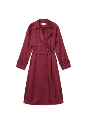 Danamé double-breasted belted trench coat - Red