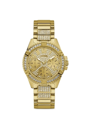 GUESS USA crystal-embellished 40mm watch - Gold
