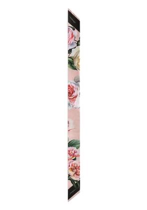 Dolce & Gabbana floral-print headscarf - Pink
