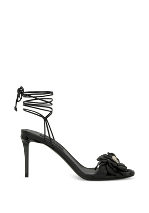 Philipp Plein flower-detail sandals - Black