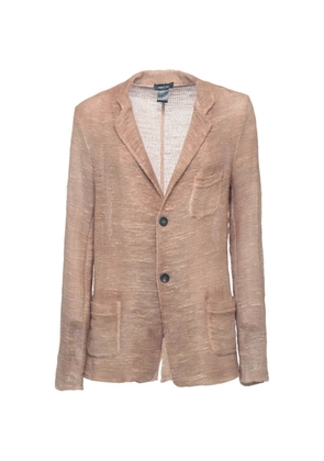 Avant Toi patch-pocket single-breasted cardigan - Neutrals