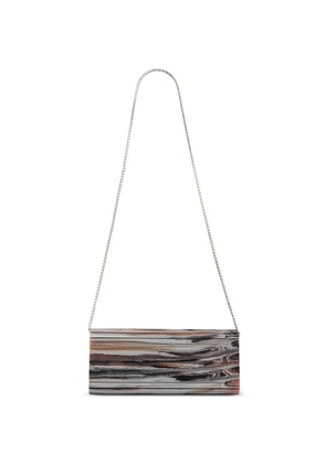 Jimmy Choo Sweetie ribbed clutch bag - Grey