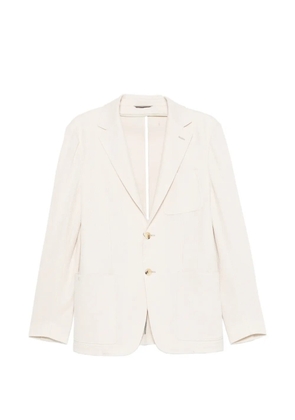 Canali single-breasted blazer - White