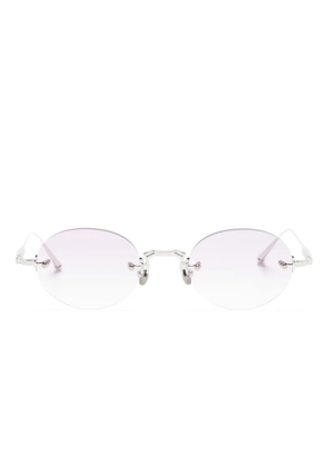 Matsuda M5002 oval-frame sunglasses - Silver
