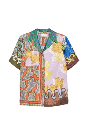 ALEMAIS Arnie floral-print shirt - Purple