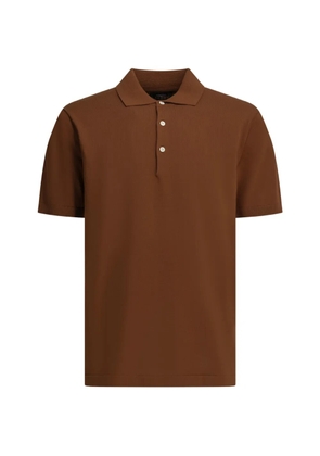 BEAMS PLUS short-sleeve polo shirt - Brown