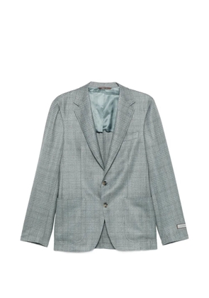 Canali check-pattern blazer - Blue