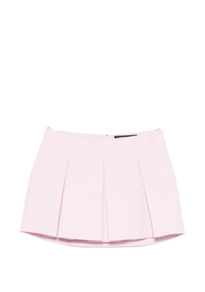 WRSTBHVR pleated mini skirt - Pink