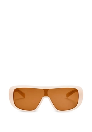 Jacquemus Masco shield-frame sunglasses - White