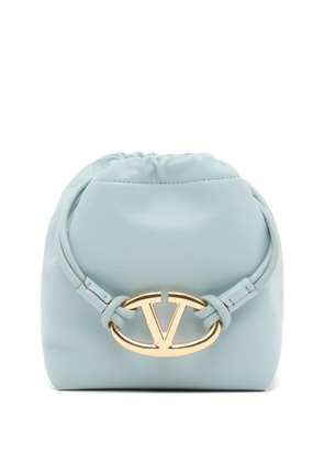 Valentino Garavani VLogo mini Pouf pouch bag in nappa - Blue