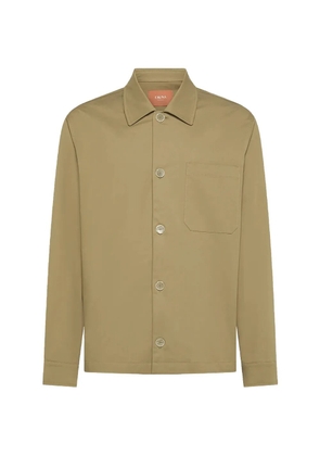 Cruna Cardiff pocket-detail overshirt - Brown