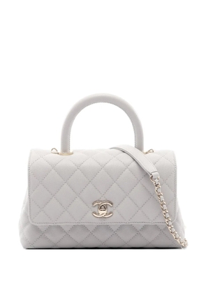 CHANEL Pre-Owned 2021s diamond-quilting tote bag - Grey