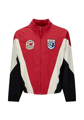 FOUND colour-block embroidered jacket
