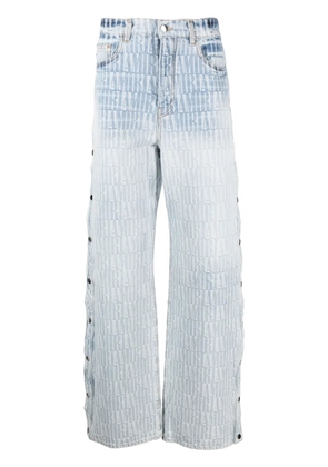 AMIRI Jacquard Snap-Off jeans - Blue