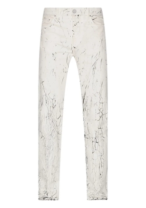 AMIRI Mud Crack straight-leg jeans - White