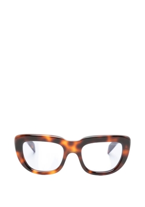 Prada Eyewear tortoiseshell-effect rectangle-frame sunglasses - Brown
