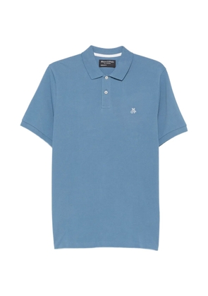 Marc O'Polo logo-embroidered piqué polo shirt - Blue