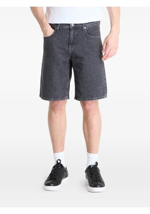 Karl Lagerfeld Jeans logo-detail denim shorts - Grey