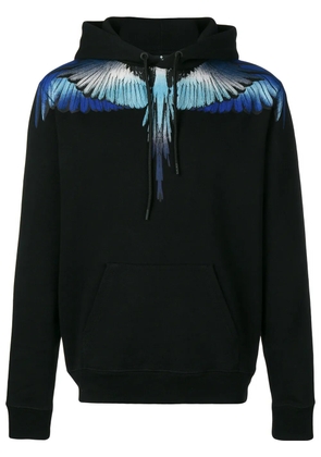 COUNTY OF MILAN Blue Wings hoodie - Black