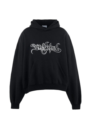 SAINT MXXXXXX Mx6 logo-print hoodie - Black