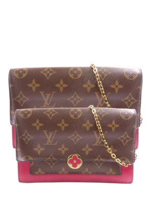 Louis Vuitton Pre-Owned Portefeuille Flore Monogram crossbody bag - Brown