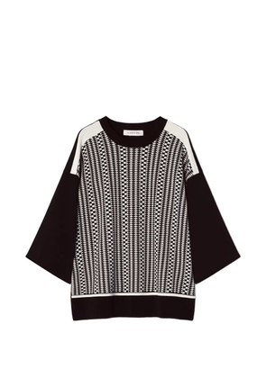 Lanvin patterned sweater - Black