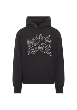 sacai x Geoff McFetridge print hoodie - Black