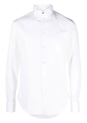 Emporio Armani wingtip-collar long sleeve shirt - White