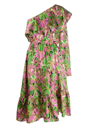 La DoubleJ Boogie one shoulder dress - Green