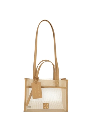 Off-White arrows mesh tote bag - Neutrals