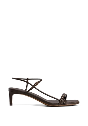 12 STOREEZ strappy leather sandals - Brown