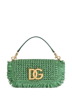 Dolce & Gabbana 3.5 shoulder bag in raffia - Green