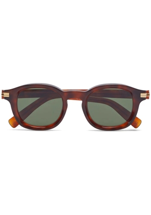 Zegna round-frame tinted sunglasses - Brown