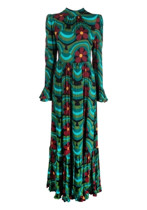 La DoubleJ Visconti maxi dress - Green