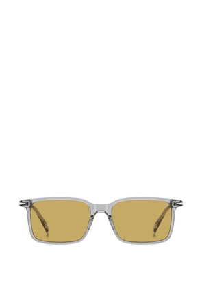 DAVID BECKHAM EYEWEAR rectangle-frame tinted sunglasses - Grey