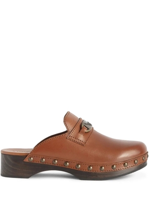 Zadig&Voltaire 65mm Azora mules - Brown