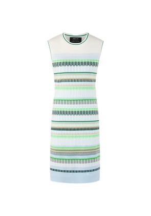 MARCCAIN striped sleeveless mini dress - Green