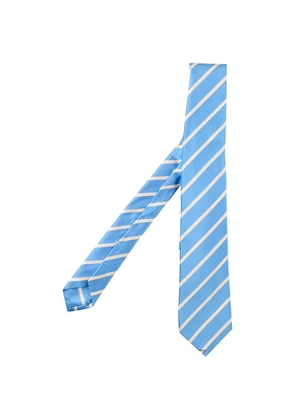Kiton diagonal-stripe tie - Blue
