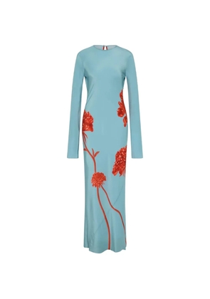 SIR. Amelie long sleeve maxi dress - Blue